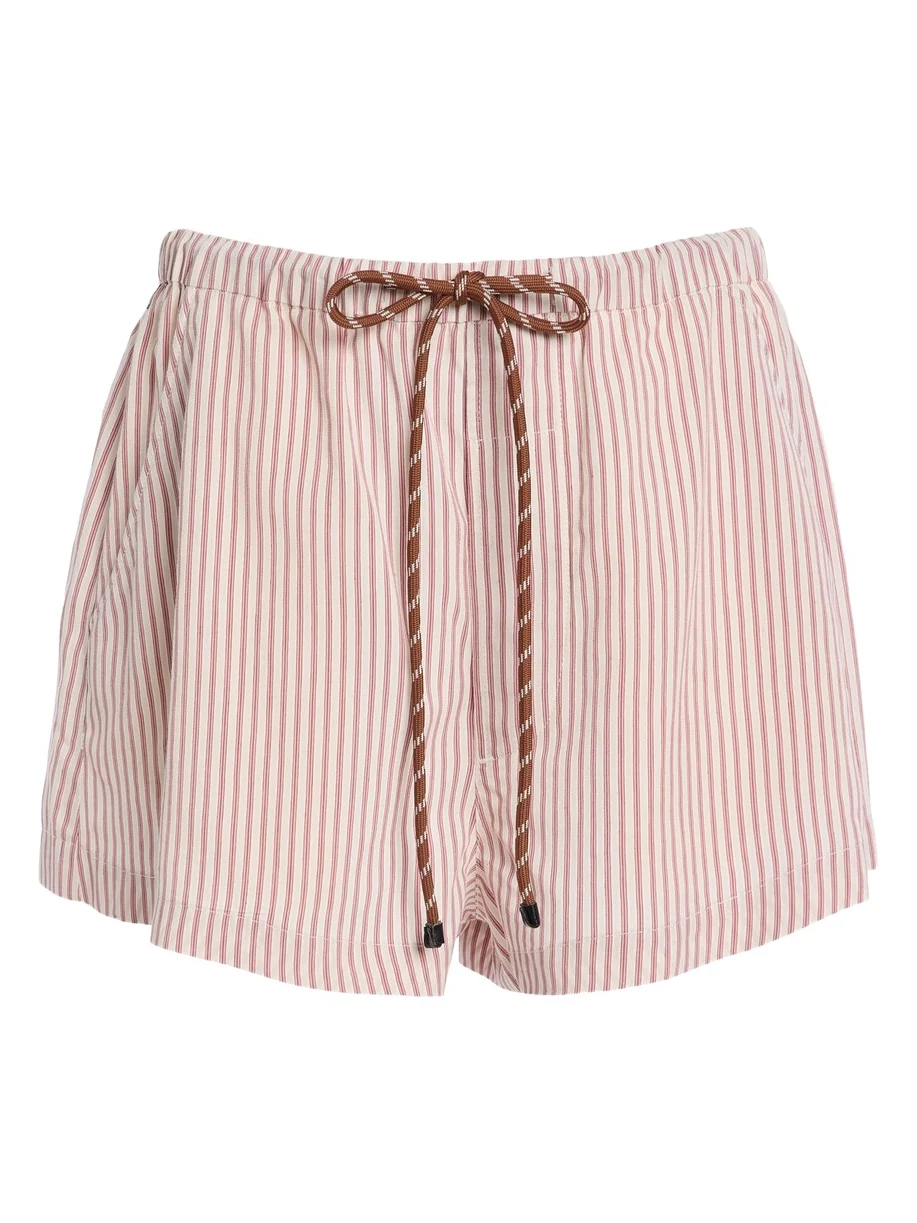 Este Striped Drawstring Shorts Este Striped Drawstring Shorts