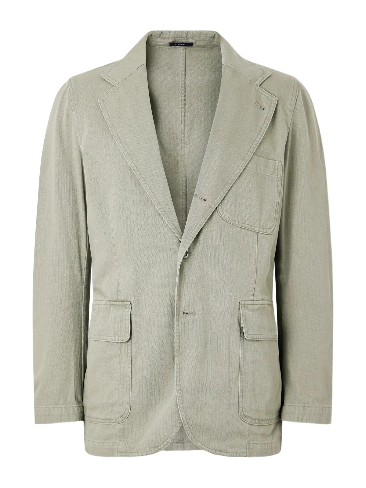 Games Herringbone Cotton Suit Jacket - Men Games Herringbone Cotton Suit Jacket - Men
