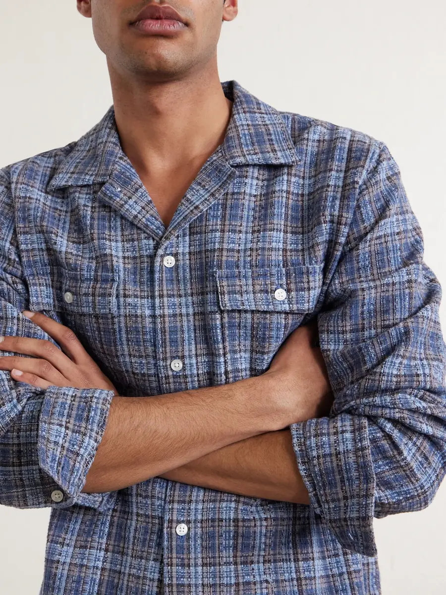 3sixteen Checked Cotton-Flannel Shirt - Men | Thumbnail 5