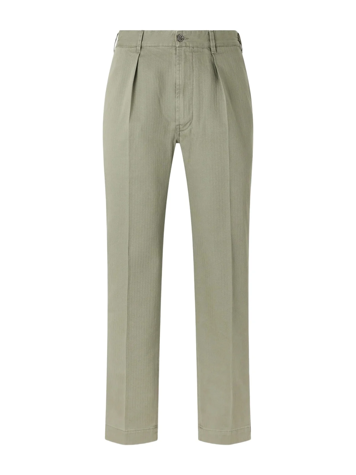 Games Straight-Leg Herringbone Cotton Suit Trousers - Men