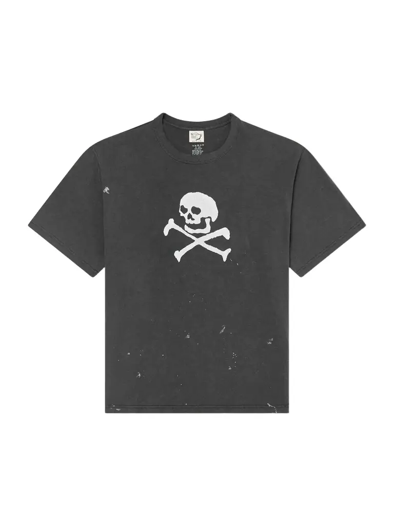 OrSlow Vintage Fade Printed Paint-Splattered Cotton-Jersey T-Shirt - Men | Image 1 OrSlow Vintage Fade Printed Paint-Splattered Cotton-Jersey T-Shirt - Men | Image 1