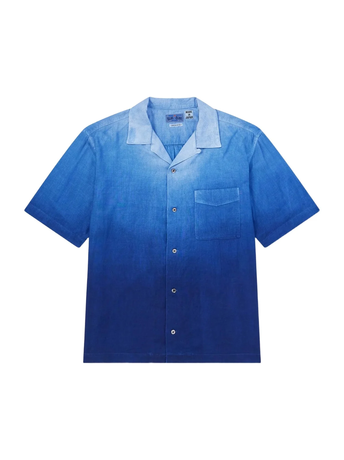 Blue Blue Japan Camp-Collar Dégradé Woven Shirt - Men