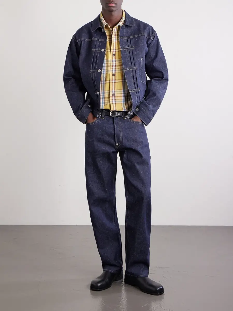 Human Made Pleated Denim Jacket - Men | Thumbnail 2 Human Made Pleated Denim Jacket - Men | Thumbnail 2