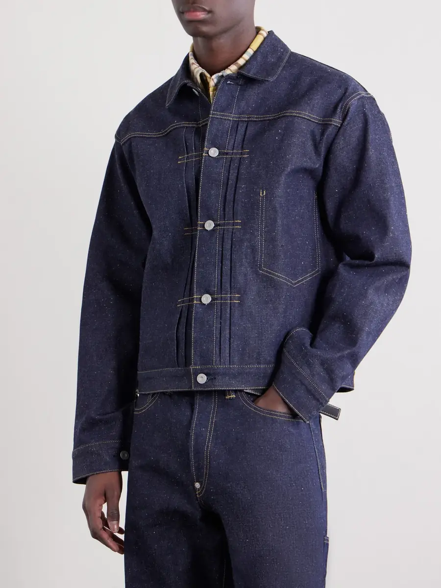 Human Made Pleated Denim Jacket - Men | Thumbnail 3 Human Made Pleated Denim Jacket - Men | Thumbnail 3