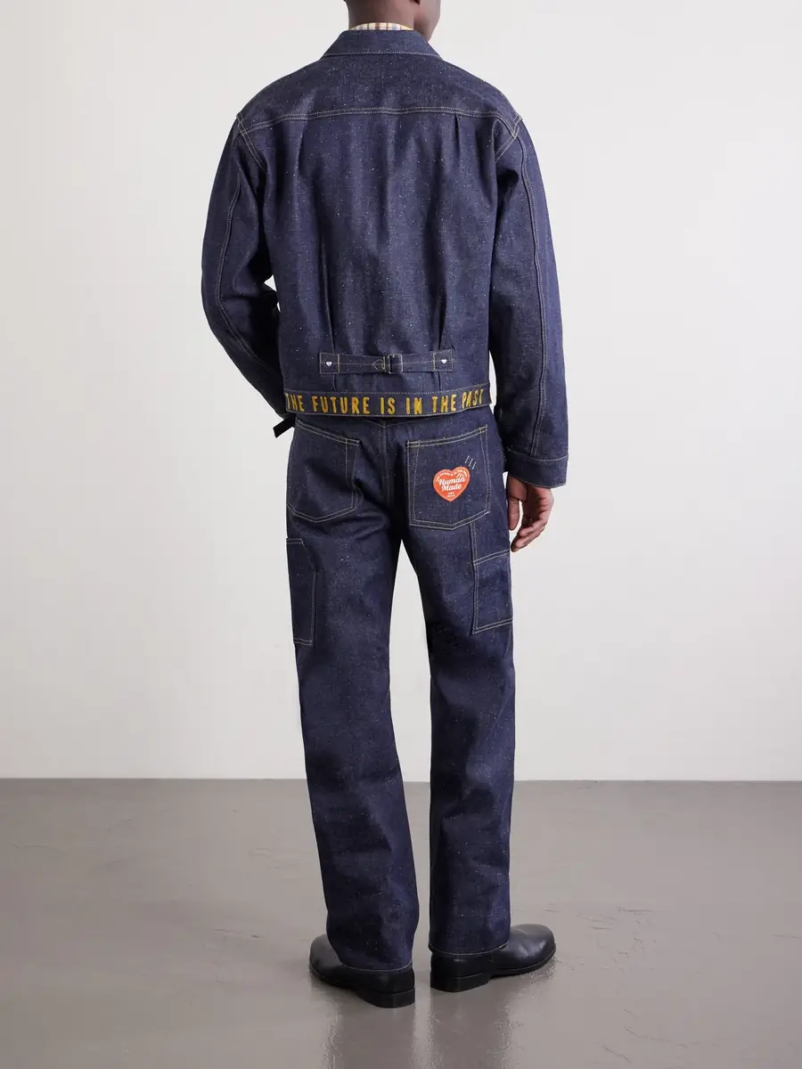 Human Made Pleated Denim Jacket - Men | Thumbnail 4 Human Made Pleated Denim Jacket - Men | Thumbnail 4