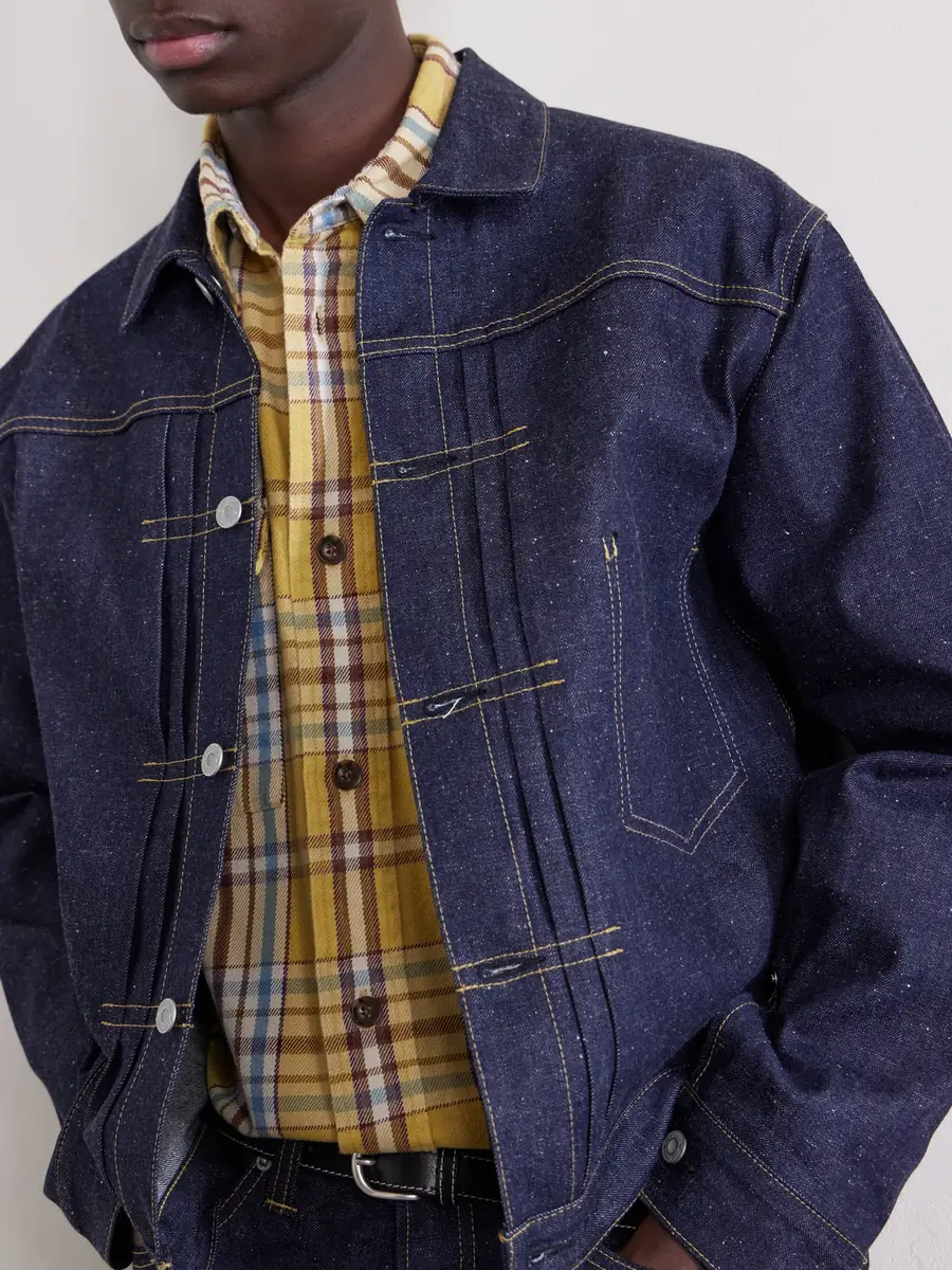 Human Made Pleated Denim Jacket - Men | Thumbnail 5 Human Made Pleated Denim Jacket - Men | Thumbnail 5