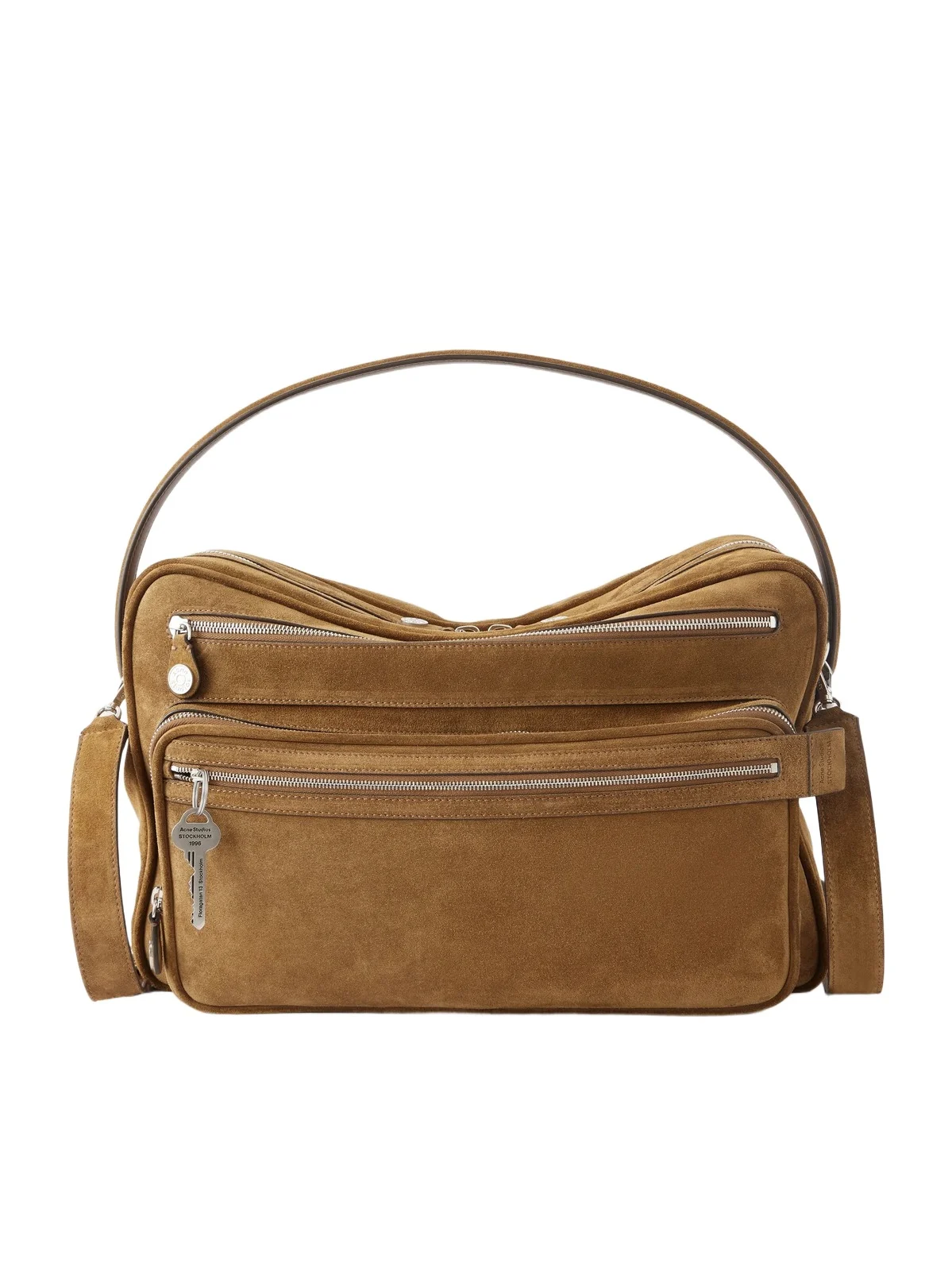 Camero Camera Suede Messenger Bag - Men Camero Camera Suede Messenger Bag - Men