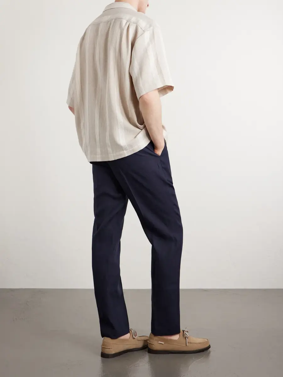 A Kind Of Guise Samata Striped Cotton and Linen-Blend Shirt - Men | Thumbnail 4 A Kind Of Guise Samata Striped Cotton and Linen-Blend Shirt - Men | Thumbnail 4