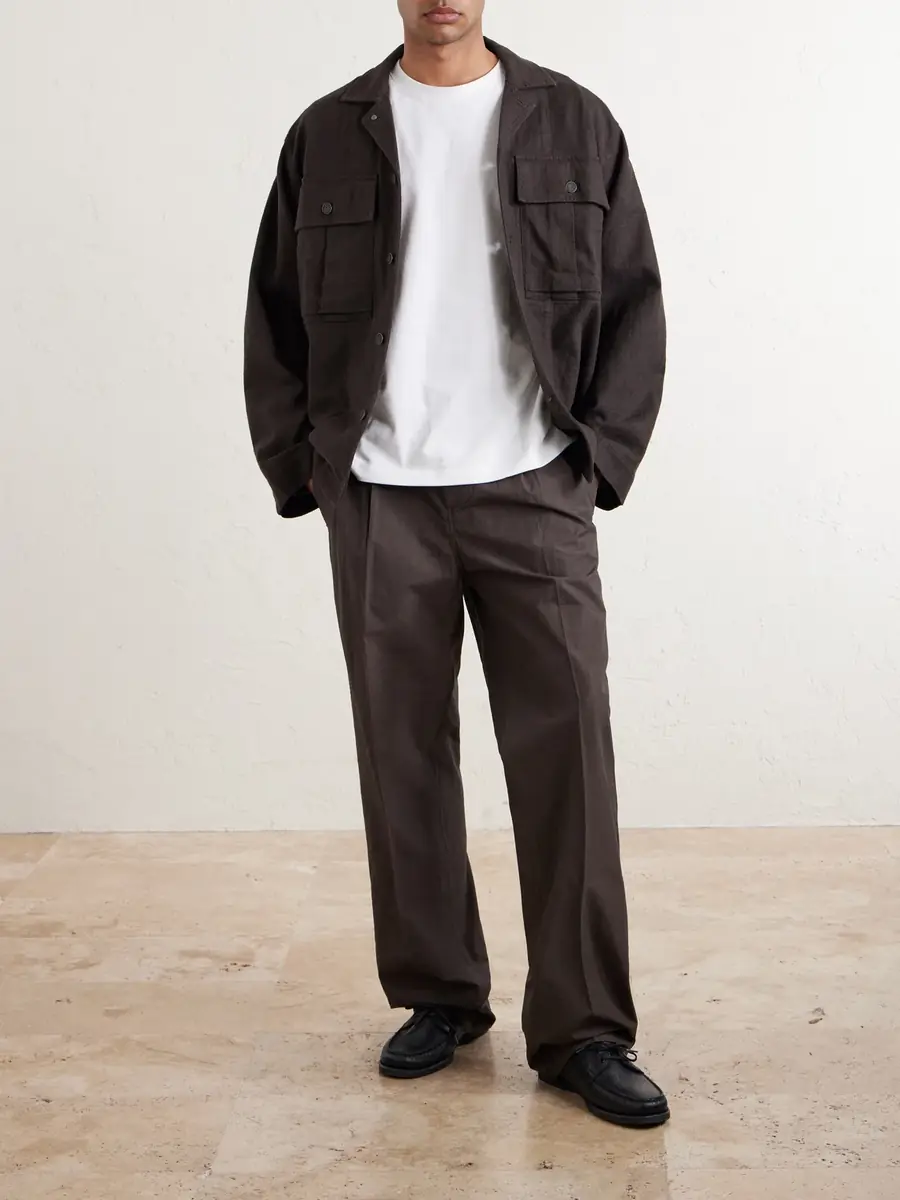 3sixteen M43 Linen Overshirt - Men | Thumbnail 2 3sixteen M43 Linen Overshirt - Men | Thumbnail 2