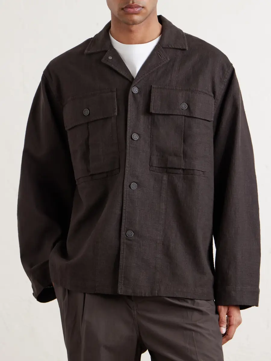 3sixteen M43 Linen Overshirt - Men | Thumbnail 3 3sixteen M43 Linen Overshirt - Men | Thumbnail 3
