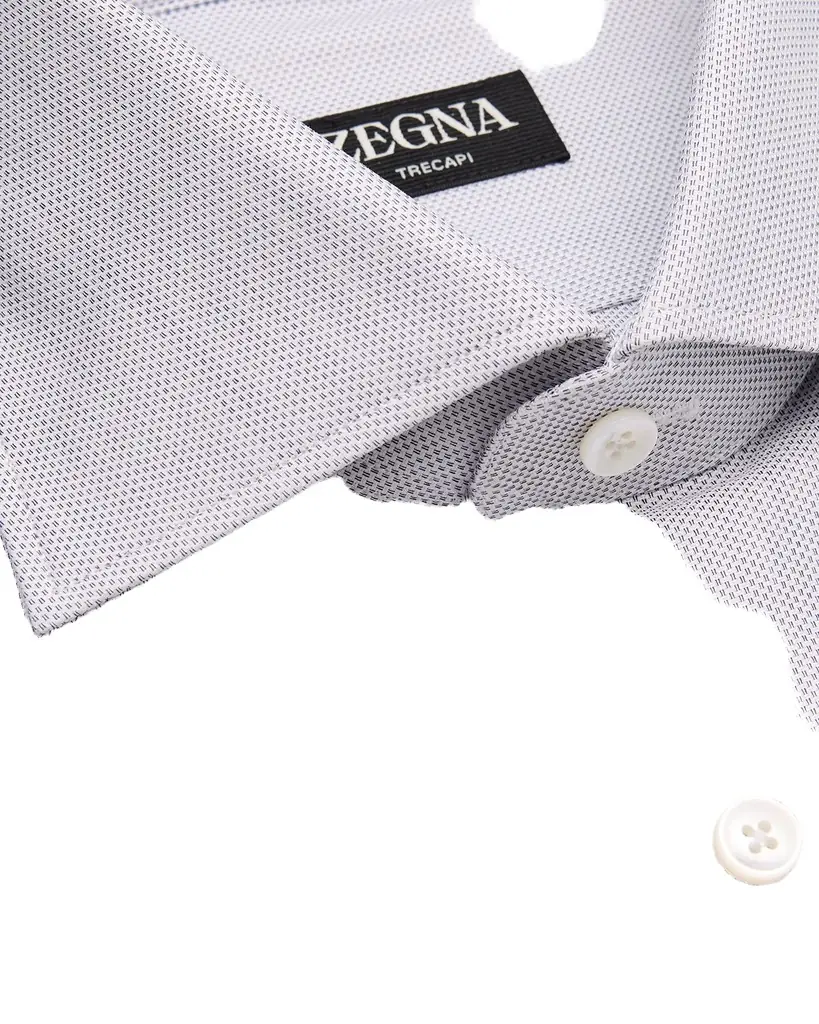 Men's Micro-Dot Cotton Dress Shirt Men's Micro-Dot Cotton Dress Shirt