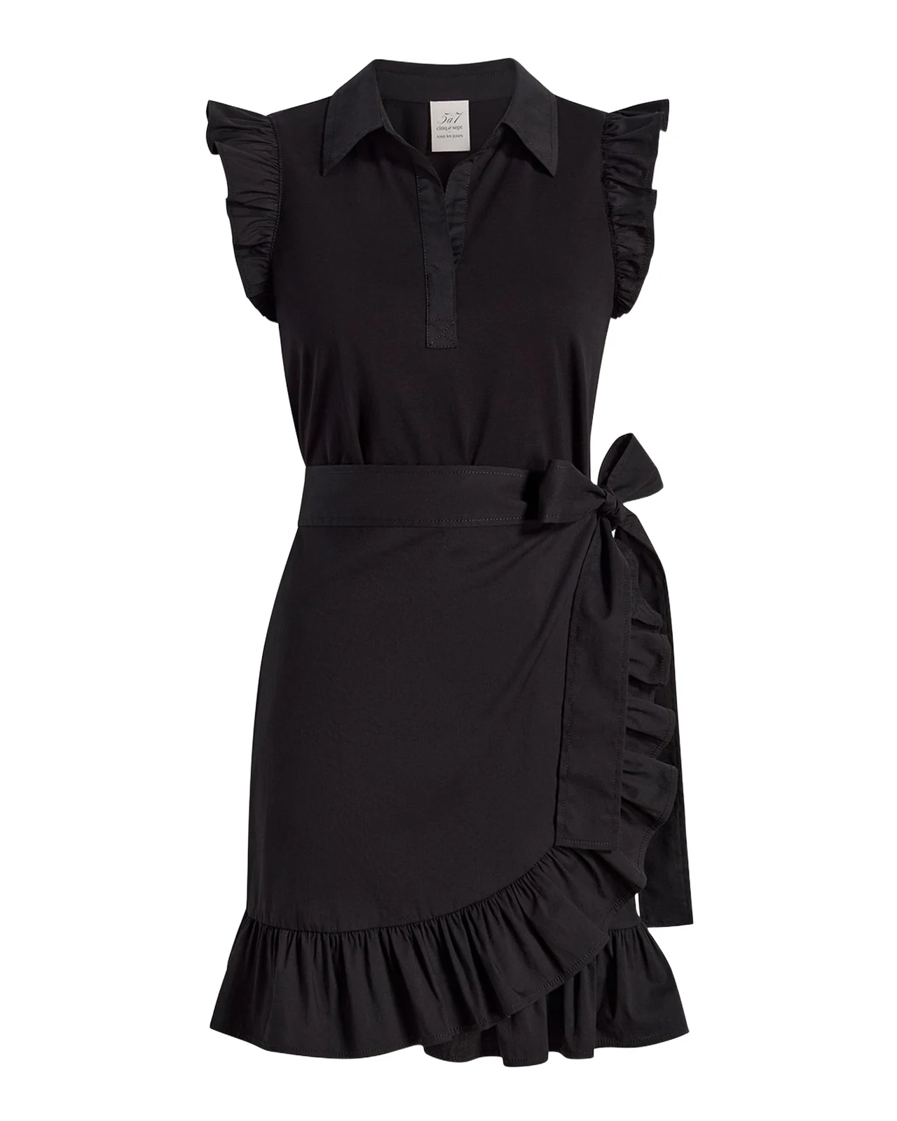 Mahlia Ruffled Combo Mini Dress Mahlia Ruffled Combo Mini Dress