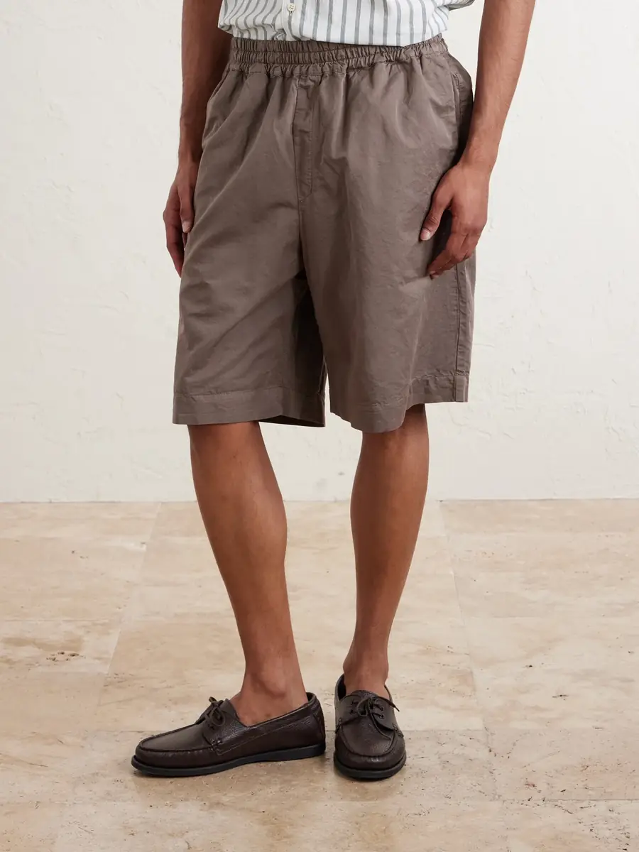 A Kind Of Guise Saleh Straight-Leg Cotton and Linen-Blend Drawstring Shorts - Men | Thumbnail 3 A Kind Of Guise Saleh Straight-Leg Cotton and Linen-Blend Drawstring Shorts - Men | Thumbnail 3
