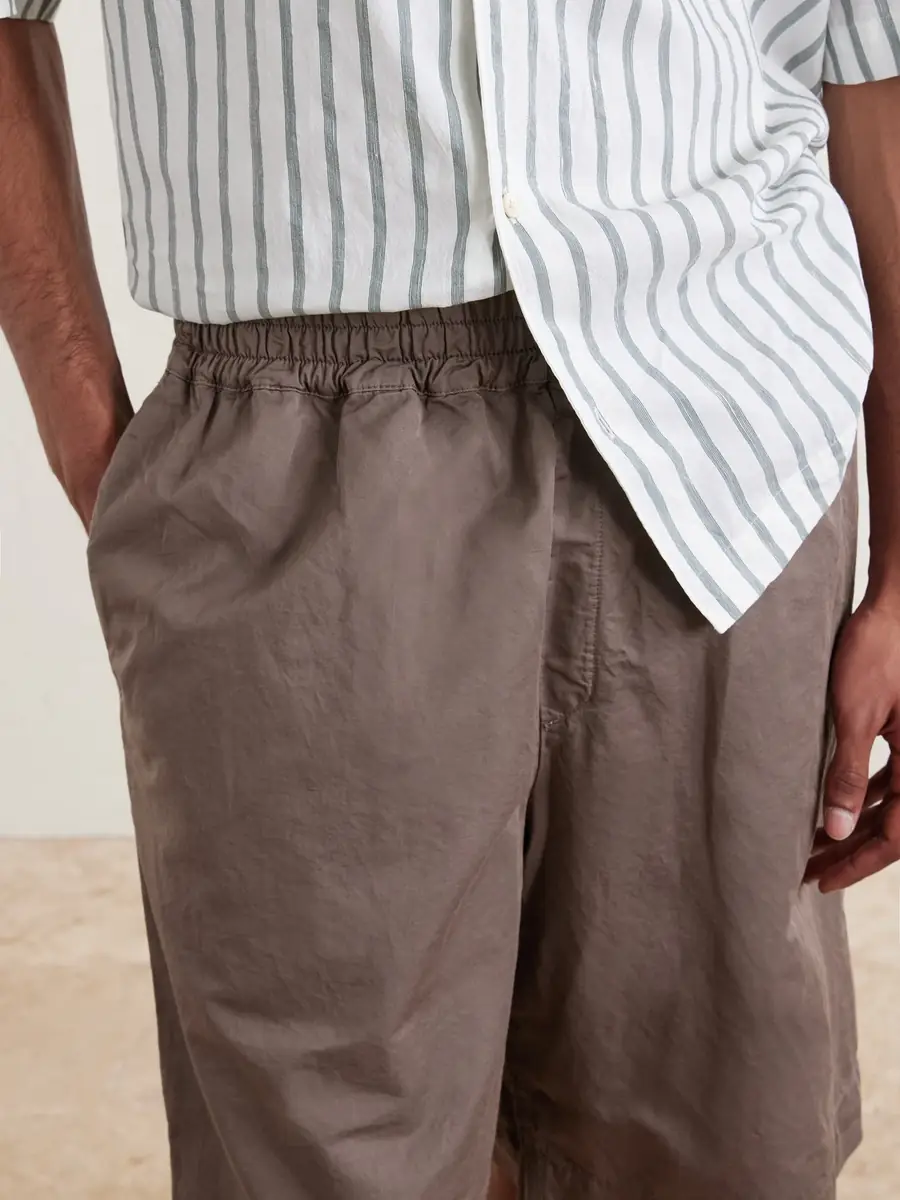 A Kind Of Guise Saleh Straight-Leg Cotton and Linen-Blend Drawstring Shorts - Men | Thumbnail 5 A Kind Of Guise Saleh Straight-Leg Cotton and Linen-Blend Drawstring Shorts - Men | Thumbnail 5