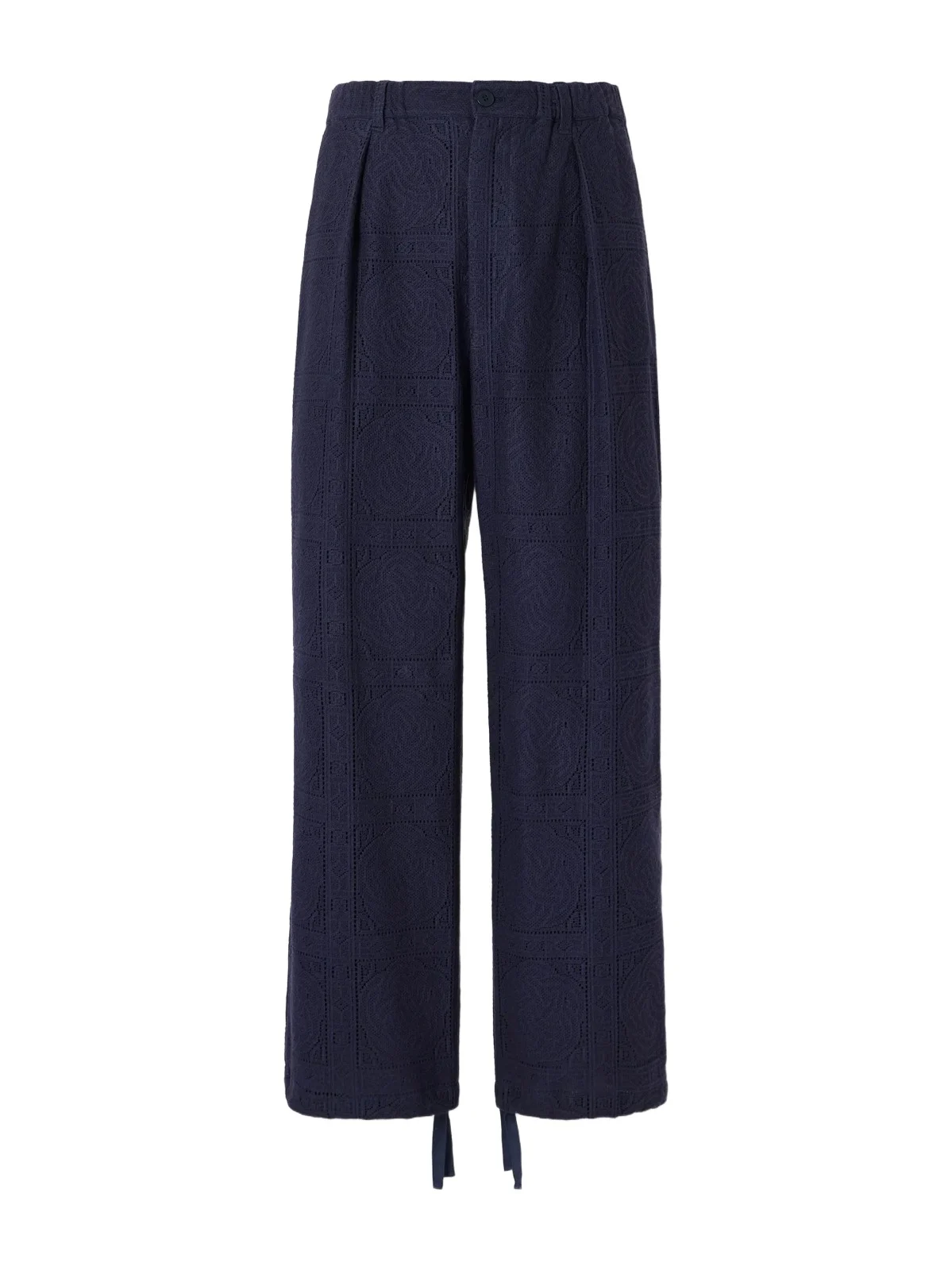 Straight-Leg Cotton-Blend Suit Trousers - Men