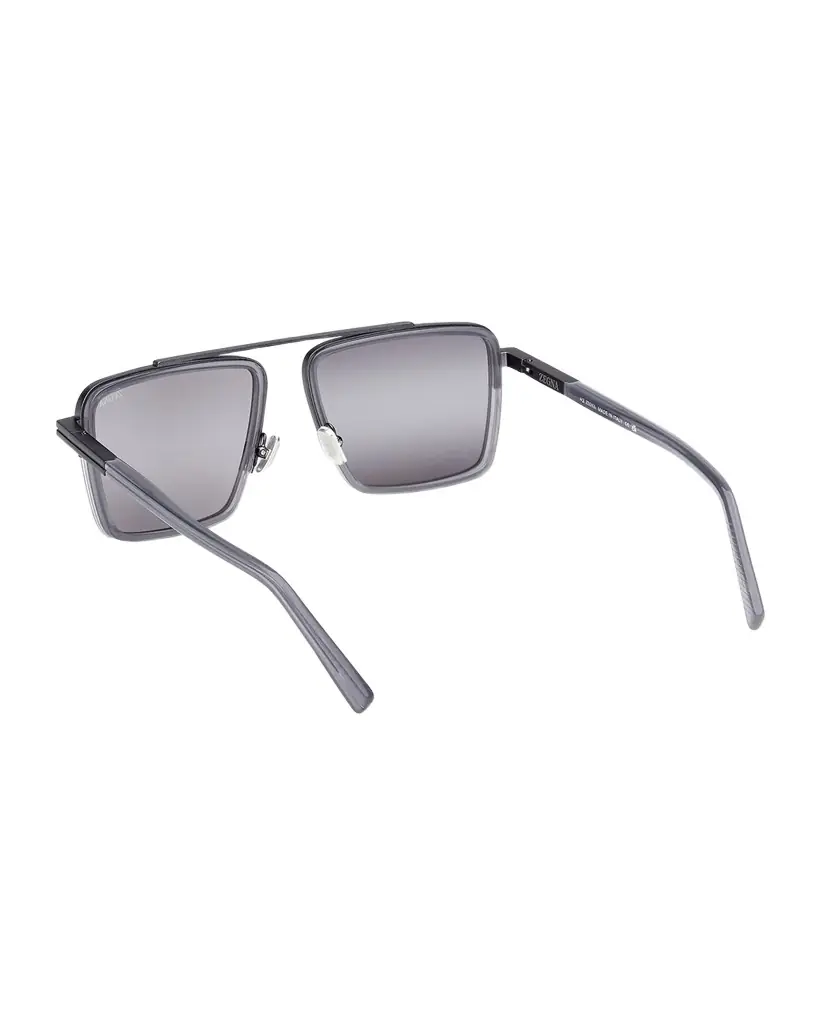 ZEGNA Men's Metal Aviator Sunglasses | Image 1 ZEGNA Men's Metal Aviator Sunglasses | Image 1