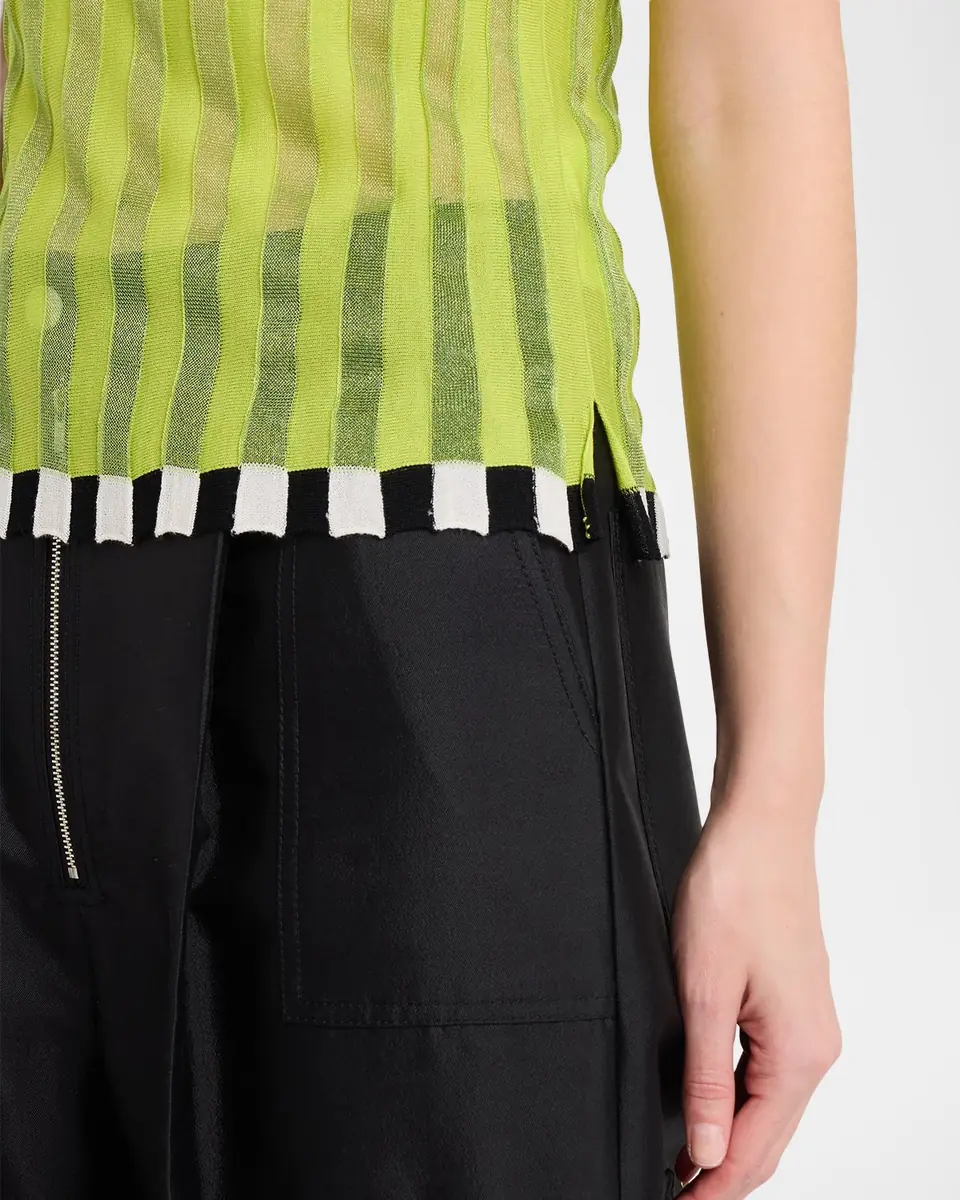 CHRISTOPHER JOHN ROGERS Pleated Knit Shell Top | Thumbnail 4 CHRISTOPHER JOHN ROGERS Pleated Knit Shell Top | Thumbnail 4
