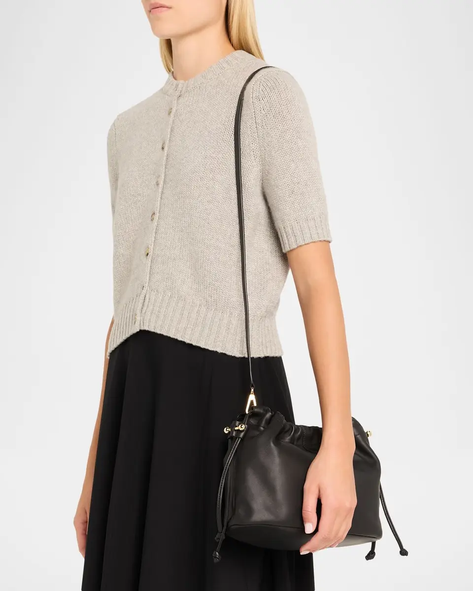 Strathberry Charlotte Midi Nappa Leather Drawstring Bag | Thumbnail 2 Strathberry Charlotte Midi Nappa Leather Drawstring Bag | Thumbnail 2