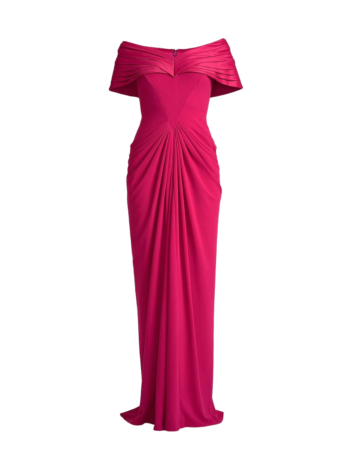 Tadashi Shoji Women's Taffeta & Crepe Off-The-Shoulder Gown