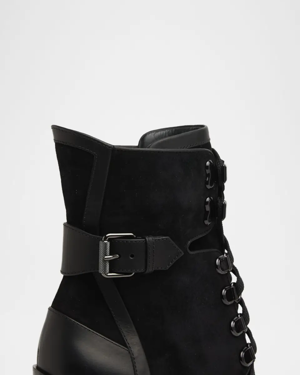 Christian Louboutin 100mm New Macademia Mixed Leather Ankle Boots | Thumbnail 7 Christian Louboutin 100mm New Macademia Mixed Leather Ankle Boots | Thumbnail 7