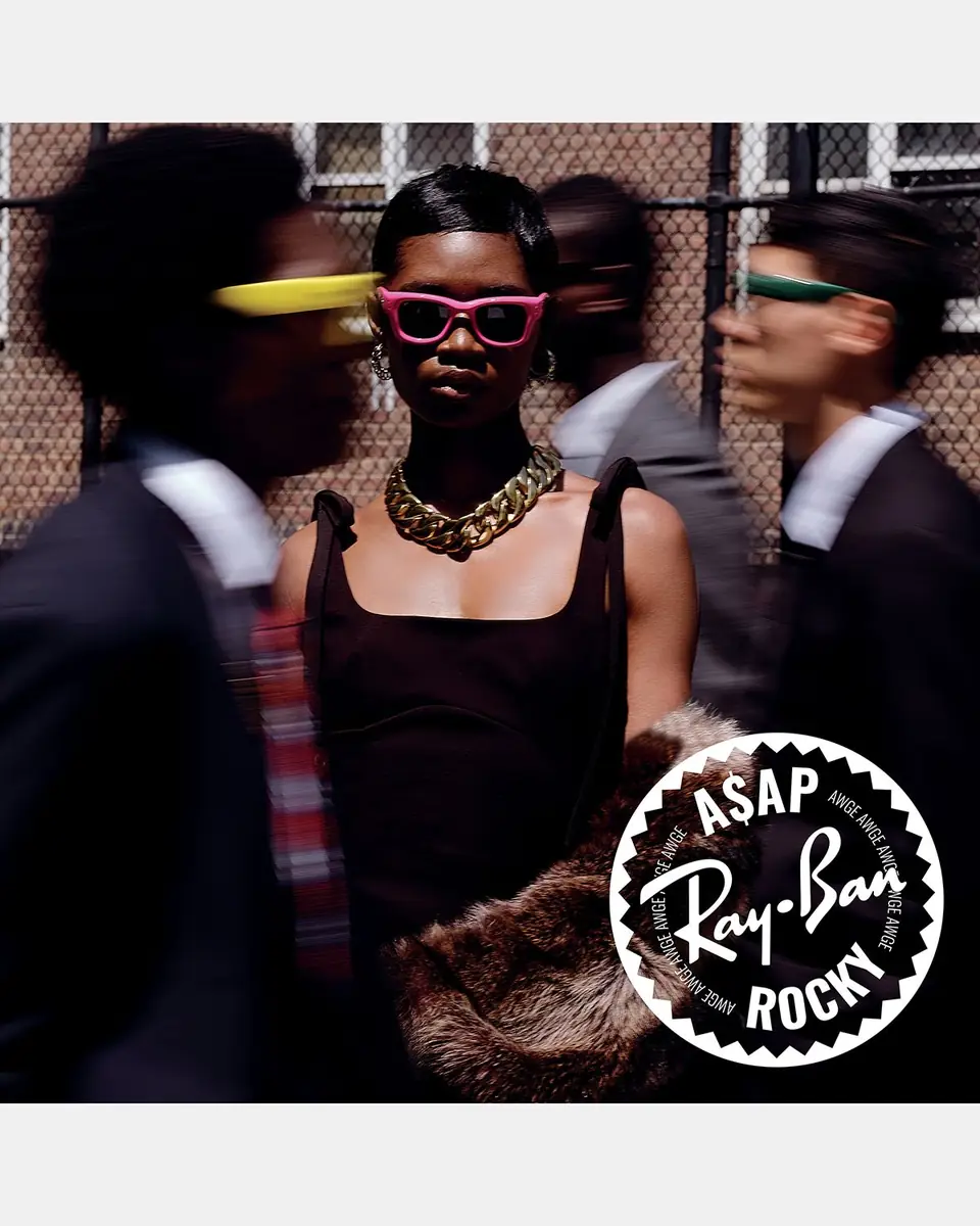 Ray-Ban RB4940 Wayfarer Puffer A$AP ROCKY Square Sunglasses | Thumbnail 6