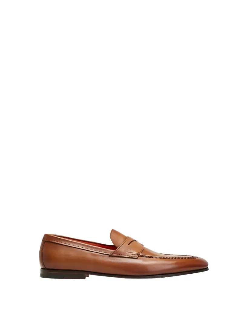 Men's Door Leather Penny Loafers Men's Door Leather Penny Loafers