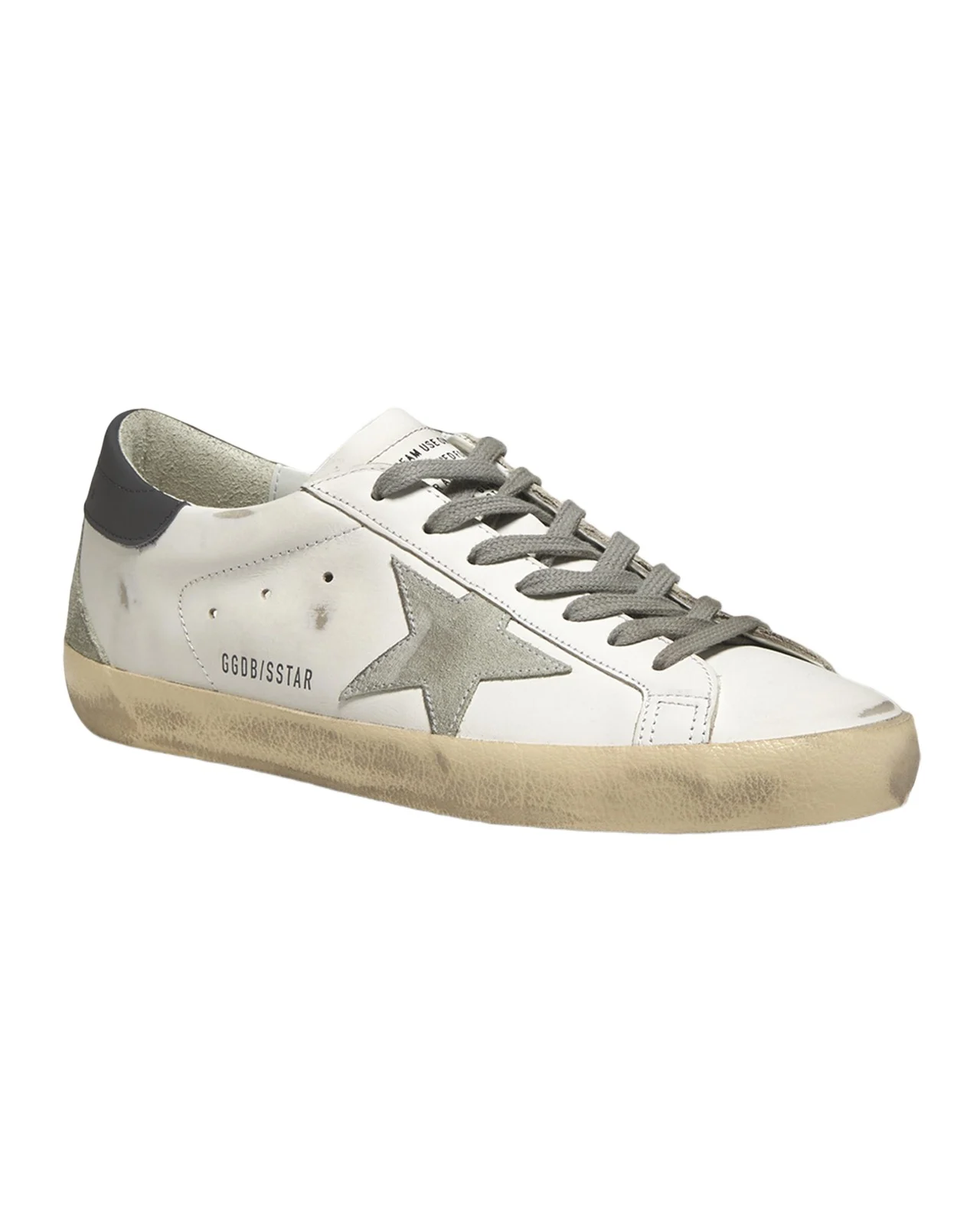 Men's Super-Star Leather and Suede Low-Top Sneakers