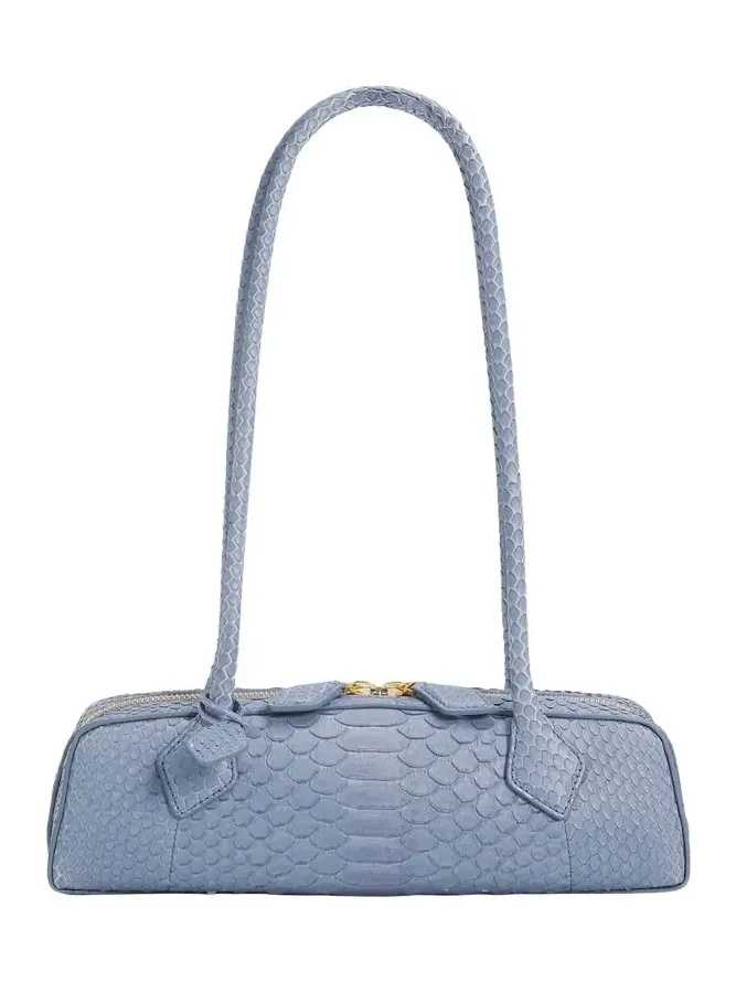 Le Teckel Small Snakeskin Shoulder Bag