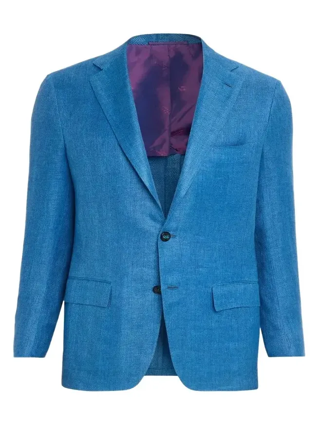 Men's Linen, Cashmere and Silk Herringbone Sport Coat Men's Linen, Cashmere and Silk Herringbone Sport Coat