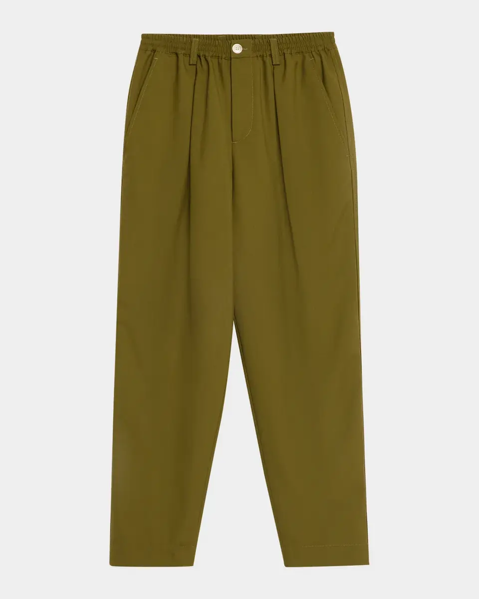 Marni Men's Wool Coulisse-Waist Pleated Trousers | Thumbnail 6 Marni Men's Wool Coulisse-Waist Pleated Trousers | Thumbnail 6