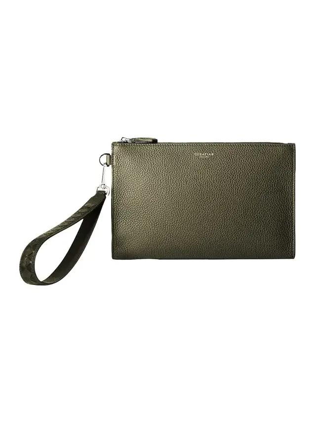 Men's Leather Clutch Bag
