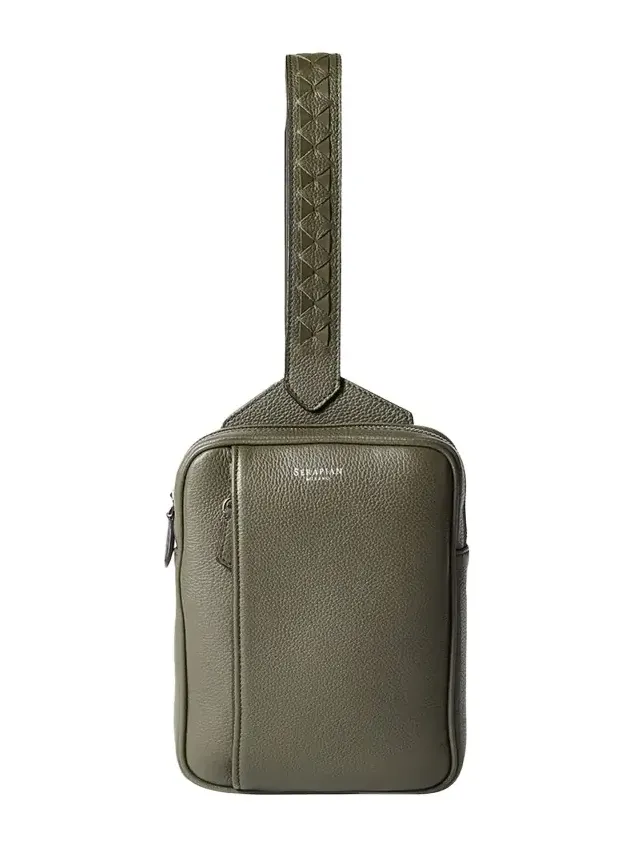 Men's Cachem Leather Sling Bag