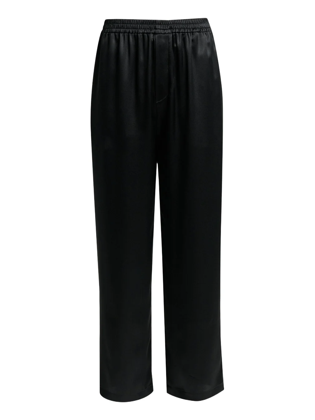 Silk Straight-Leg Crop Pajama Pants Silk Straight-Leg Crop Pajama Pants