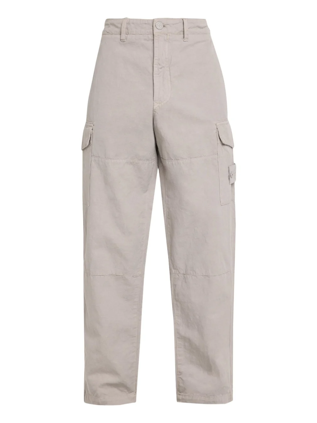 Stone Island Men's Cotton and Linen Cargo Pants