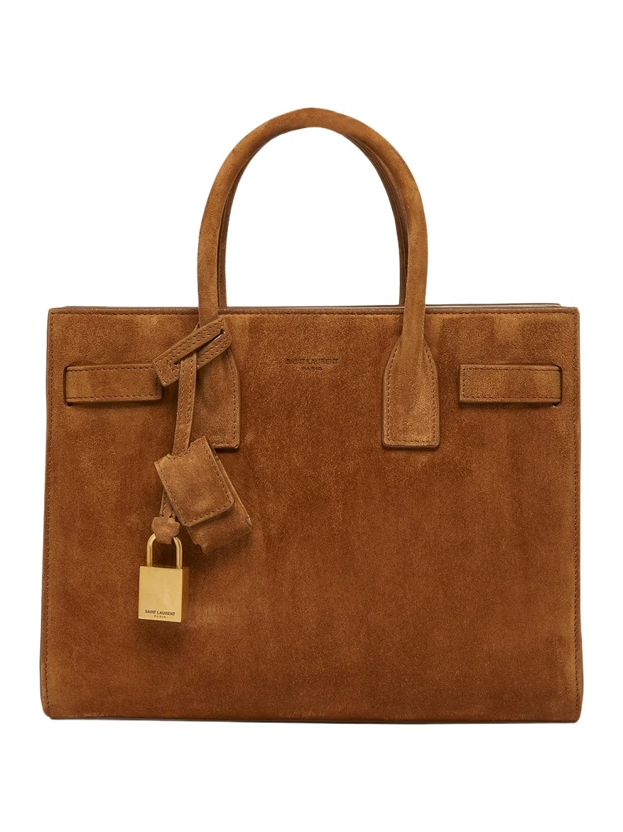 Sac de Jour Baby Suede Top-Handle Bag