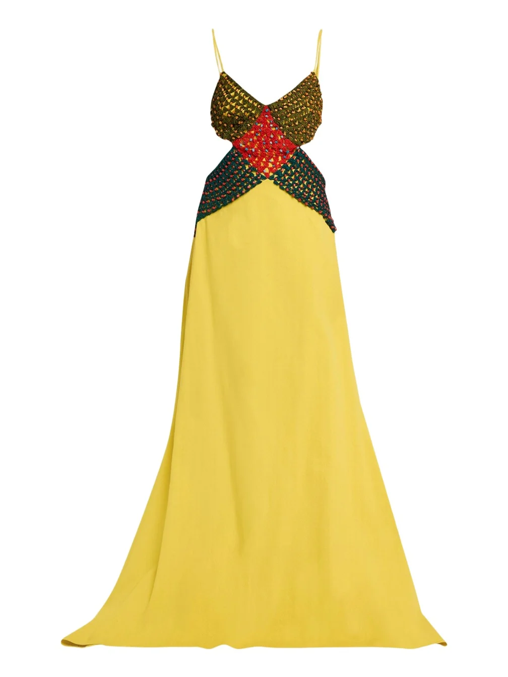 Crochet Crossing Cutout Maxi Dress Crochet Crossing Cutout Maxi Dress