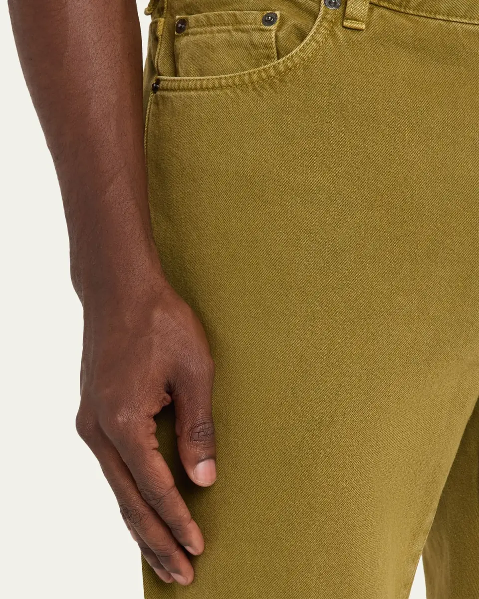 ZEGNA Men's Roccia Pure Cotton Slim-Fit Pants | Thumbnail 5