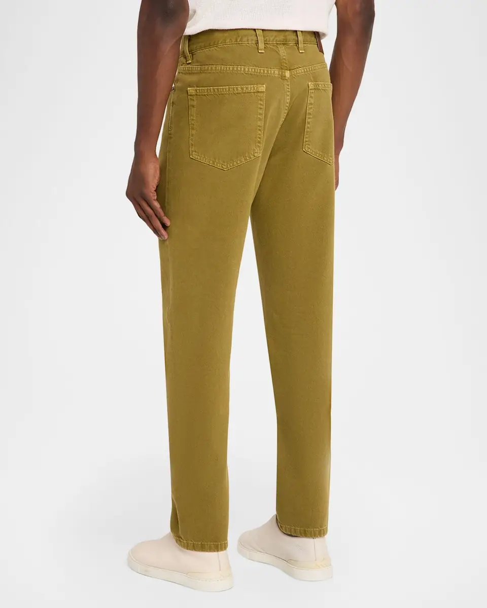 ZEGNA Men's Roccia Pure Cotton Slim-Fit Pants | Thumbnail 7