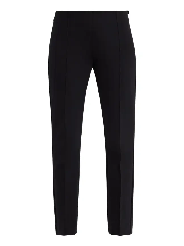 Gramercy Cropped Slim-Fit Pintuck Pants