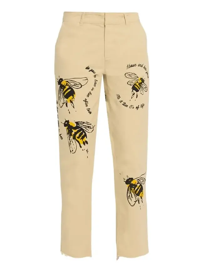 Bee Lieve Straight-Leg Chino Pants Bee Lieve Straight-Leg Chino Pants
