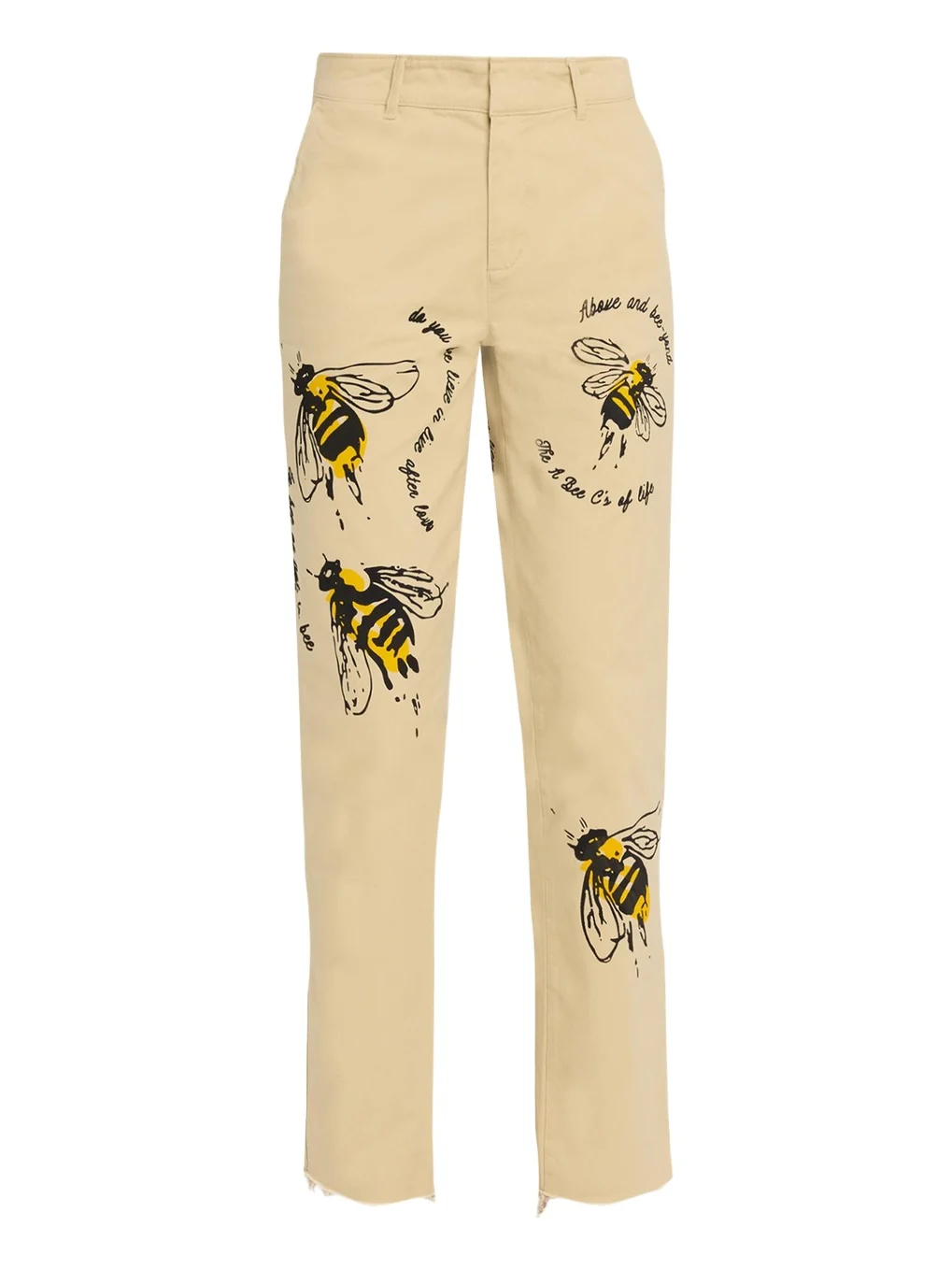 Bee Lieve Straight-Leg Chino Pants Bee Lieve Straight-Leg Chino Pants