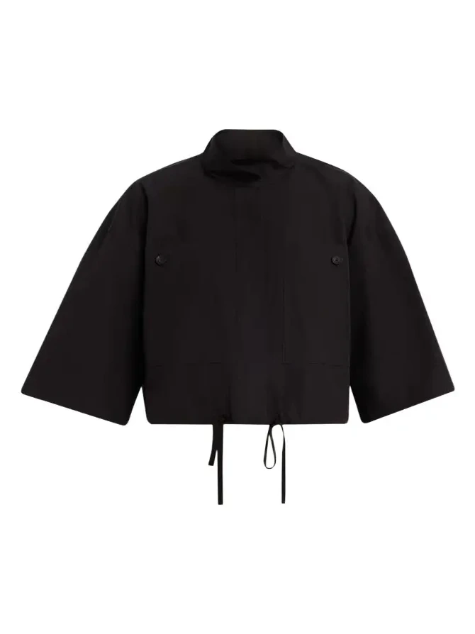 Boxy Cropped Cotton Jacket Boxy Cropped Cotton Jacket