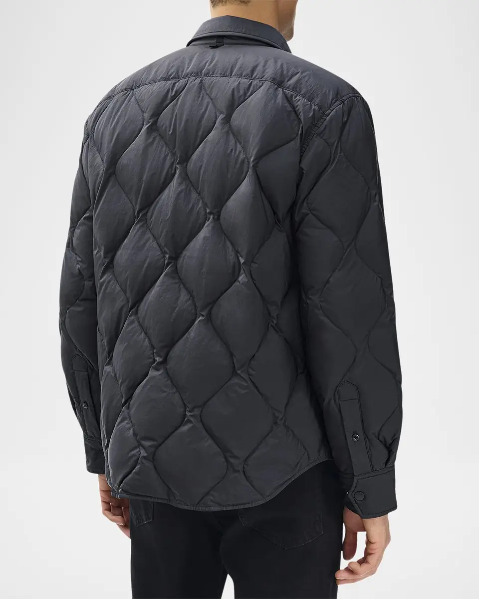 Rag & Bone Men's Dane Quilted Shirt Jacket | Thumbnail 2 Rag & Bone Men's Dane Quilted Shirt Jacket | Thumbnail 2