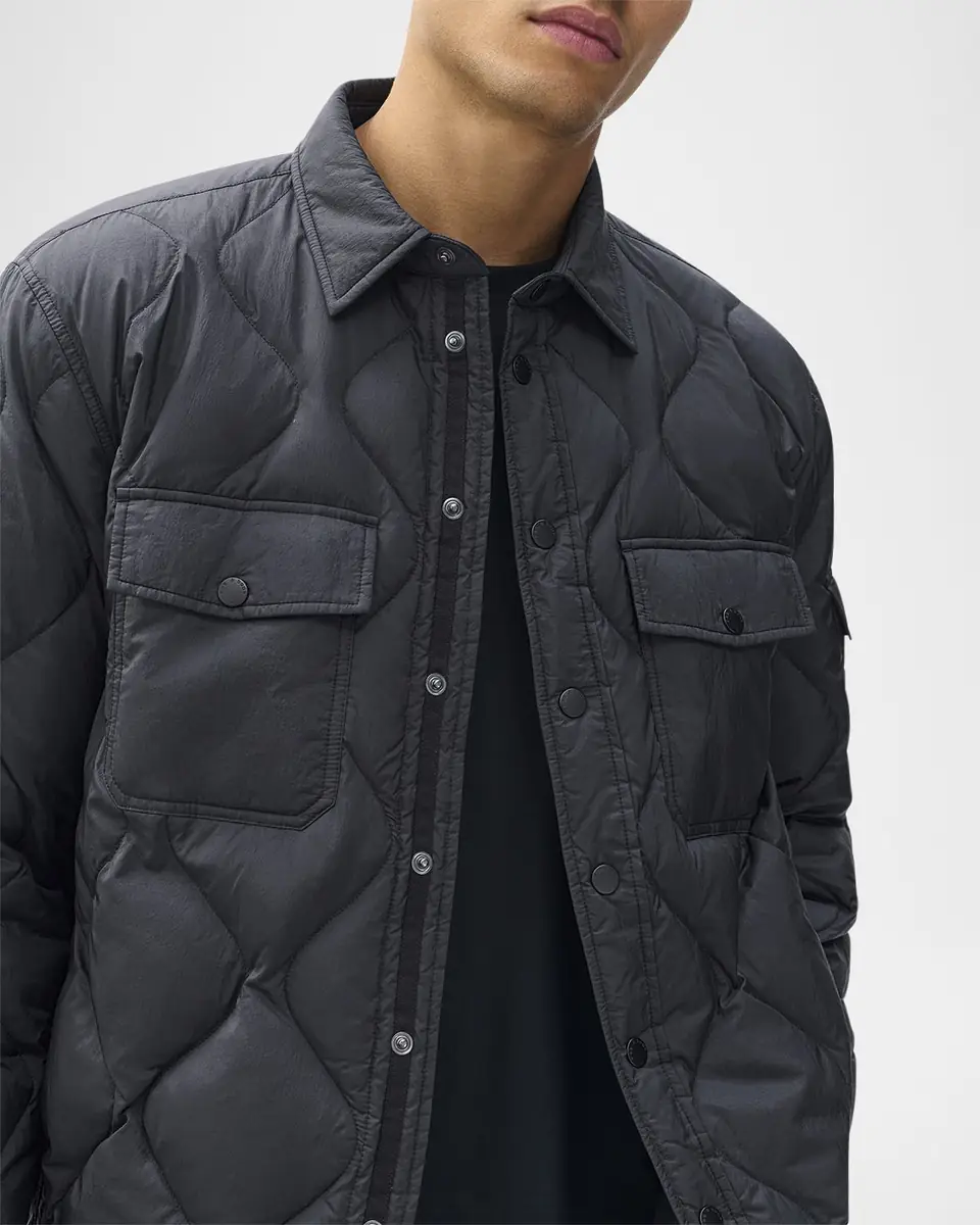 Rag & Bone Men's Dane Quilted Shirt Jacket | Thumbnail 4 Rag & Bone Men's Dane Quilted Shirt Jacket | Thumbnail 4