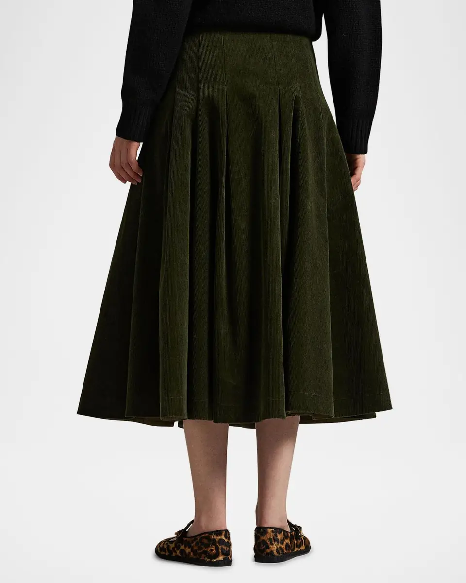 Polo Ralph Lauren Pleated Corduroy Skirt | Thumbnail 2 Polo Ralph Lauren Pleated Corduroy Skirt | Thumbnail 2