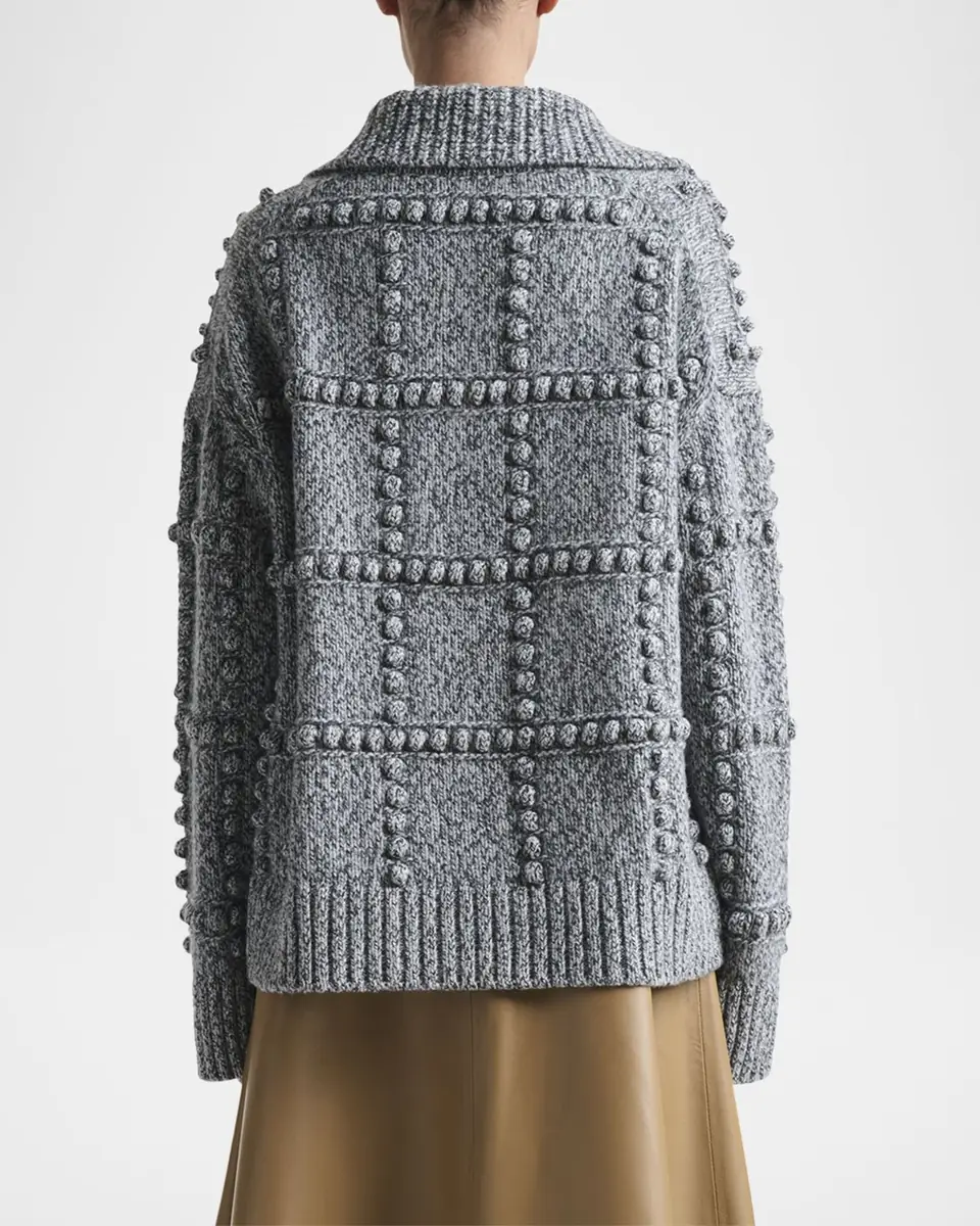 Altuzarra Mitch Henley Sweater | Thumbnail 3 Altuzarra Mitch Henley Sweater | Thumbnail 3
