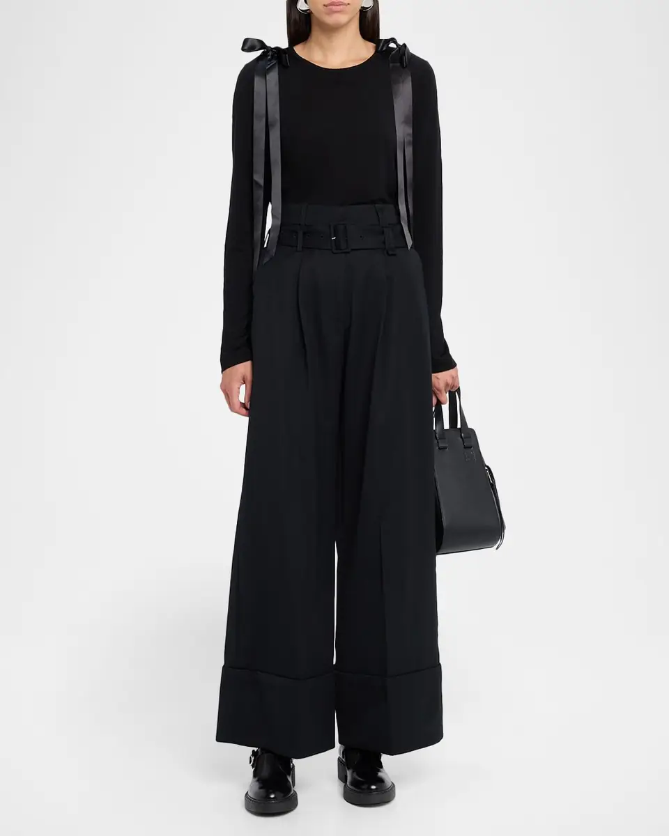 Simone Rocha Ribbon Bow Long-Sleeve T-Shirt | Thumbnail 5 Simone Rocha Ribbon Bow Long-Sleeve T-Shirt | Thumbnail 5