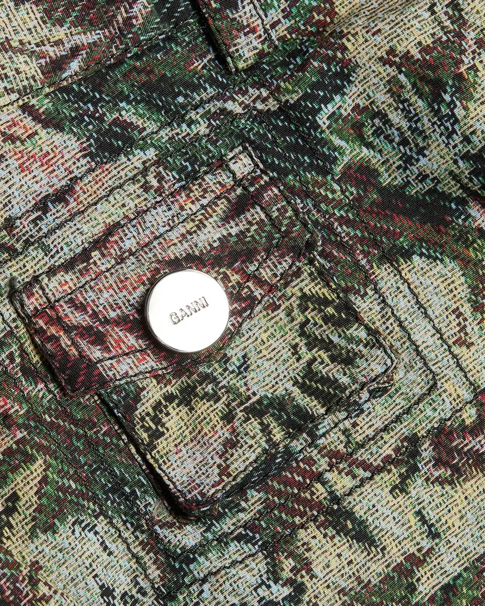 Ganni Tapestry Twill Cargo Pants | Thumbnail 5 Ganni Tapestry Twill Cargo Pants | Thumbnail 5