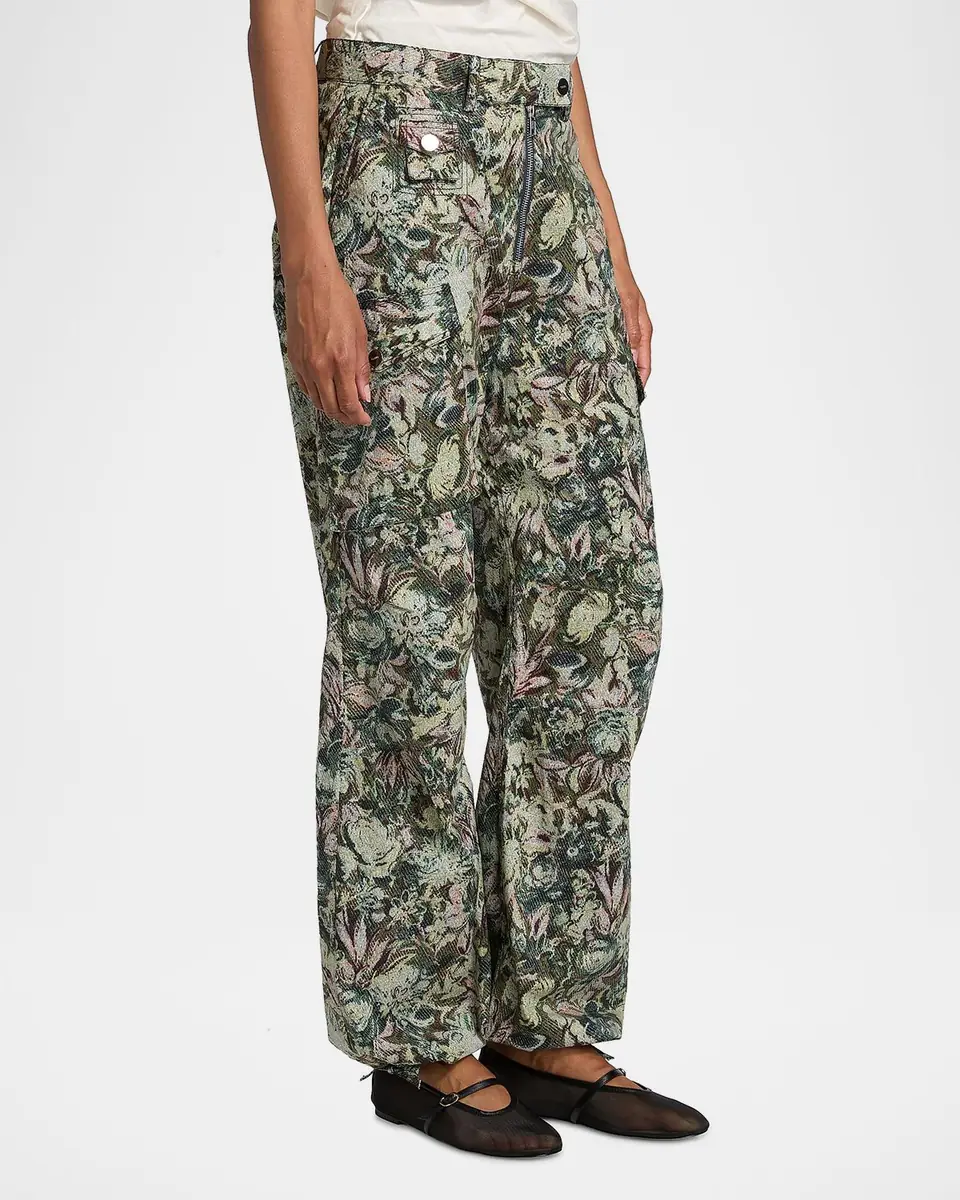 Ganni Tapestry Twill Cargo Pants | Thumbnail 6 Ganni Tapestry Twill Cargo Pants | Thumbnail 6