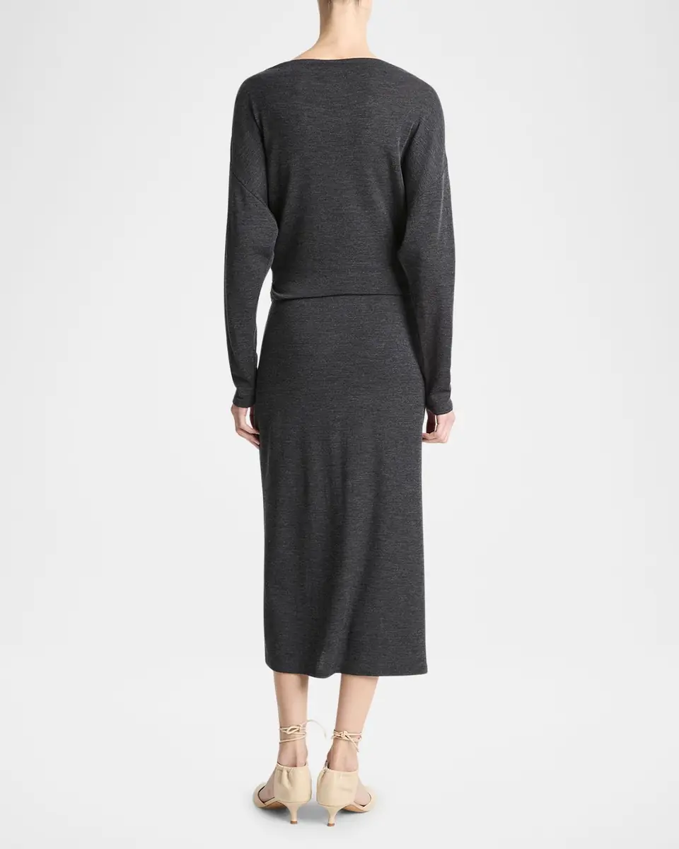 Vince Draped Midi Skirt | Thumbnail 2